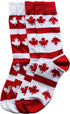 Maple Leaves Canada Unisex Men Women Fun Dress Casual Crew Funny Novelty Socks